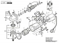 Bosch 0 603 373 962 PWS 7-115 Angle Grinder 230 V / GB Spare Parts PWS7-115